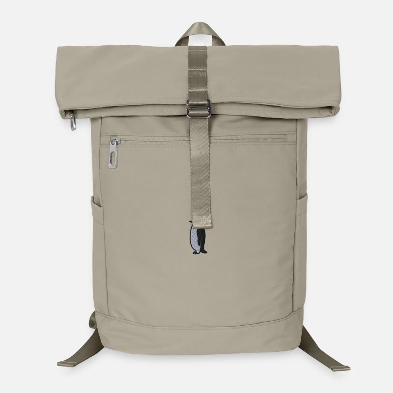 Penguin embroidered Laptop Backpack