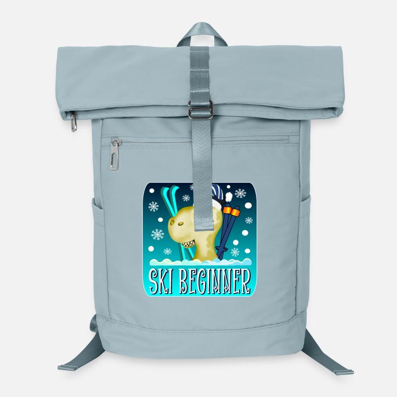 SKI BEGINNER - WINTER DINOSAURIER Laptop-Rucksack 