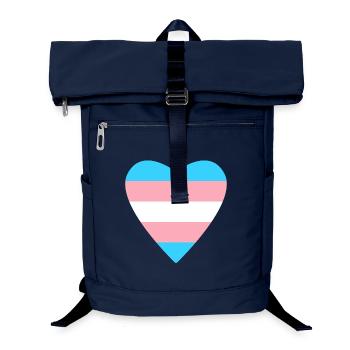 Trans PrideLove - Laptop Backpack - navy - Front
