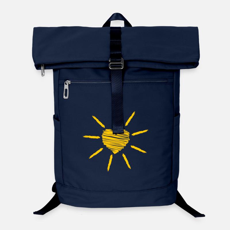 Sonne im Herzen! Laptop-Rucksack 