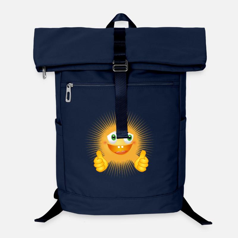 Lustige Sonne – Daumen hoch! Laptop-Rucksack 