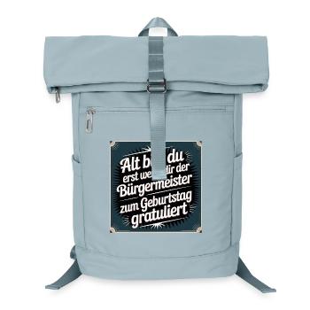 You are only old - funny birthday saying - Laptop Backpack - ice blue - Front