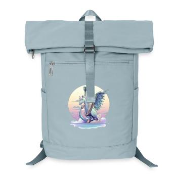Pegasus with harp in the evening - Laptop Backpack - ice blue - Front