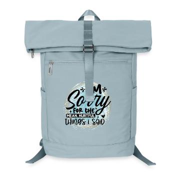 I'm sorry for the bad words - Laptop Backpack - ice blue - Front