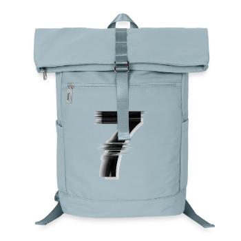 Sieben Glitch-Pinsel - Laptop-Rucksack  - Eisblau - Vorne