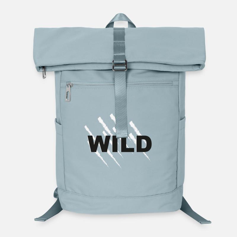WILD Kratzmuster Logo Laptop-Rucksack 