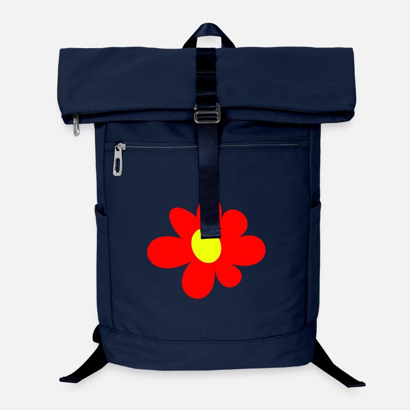 Bloom Boom! A Two Color Flower Laptop Backpack