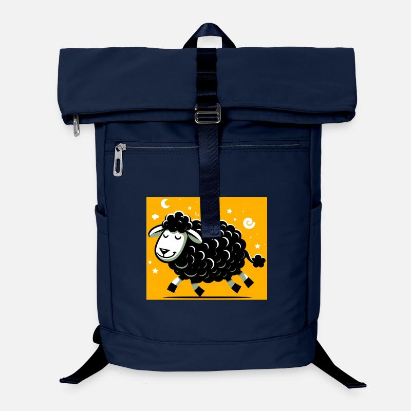 Mouton noir Sac à dos ordinateur