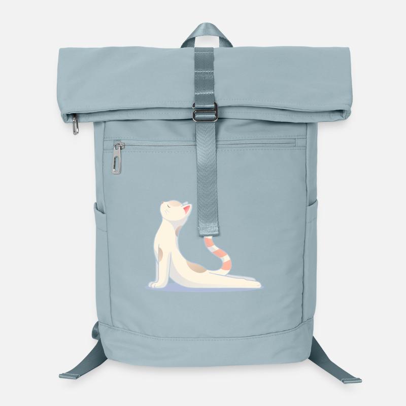Chat faisant du yoga – Harmonie et équilibre Sac à dos ordinateur
