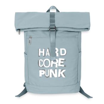 Hardcore Punk Schablone Text - Laptop-Rucksack  - Eisblau - Vorne
