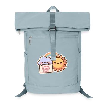 Happy Planet Club - Laptop Backpack - ice blue - Front