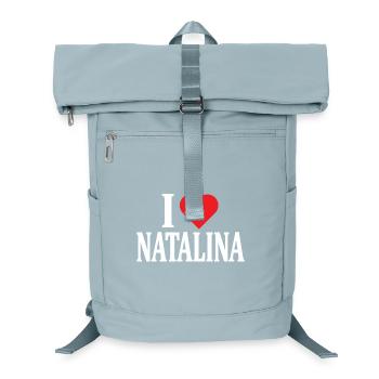 t-shirt name I love Natalina t-shirt geschenkidee - Laptop-Rucksack  - Eisblau - Vorne