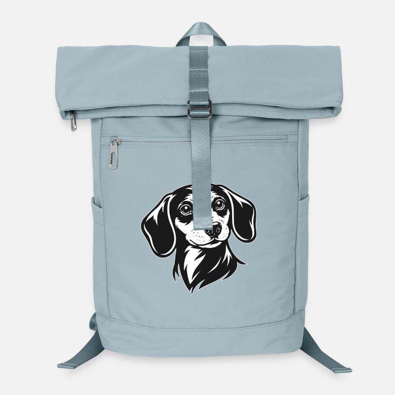 Dackel Portrait Laptop-Rucksack 