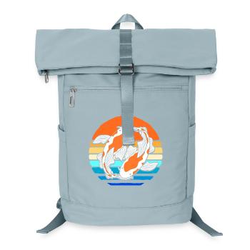 Koi Koi Koi Koi Koi Poisson Koi Carpe - Sac à dos ordinateur - bleu glacier - Devant