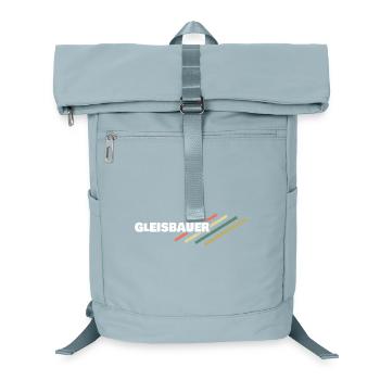 Arbeitsplatz Gleisbauer - Laptop-Rucksack  - Eisblau - Vorne