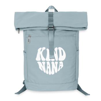 Logo Kind Nana Heart - Couleur personnalisable - Sac à dos ordinateur - bleu glacier - Devant