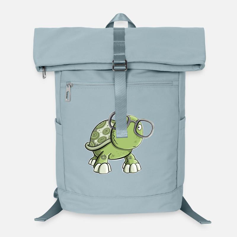 Schildkröte mit Brille Laptop-Rucksack 