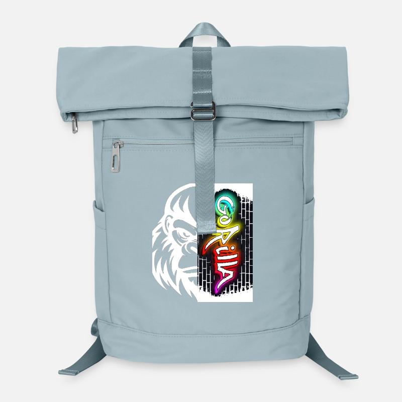 Neon Graffiti Text on Brick Laptop Backpack