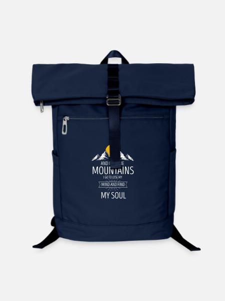 Berge Mountains Soul Leidenschaft - Laptop-Rucksack - Navy