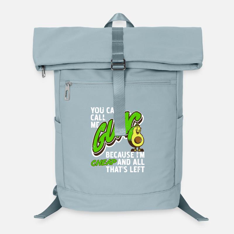 Call Me Guac Funny Cheap Avocado Meme Laptop-Rucksack 