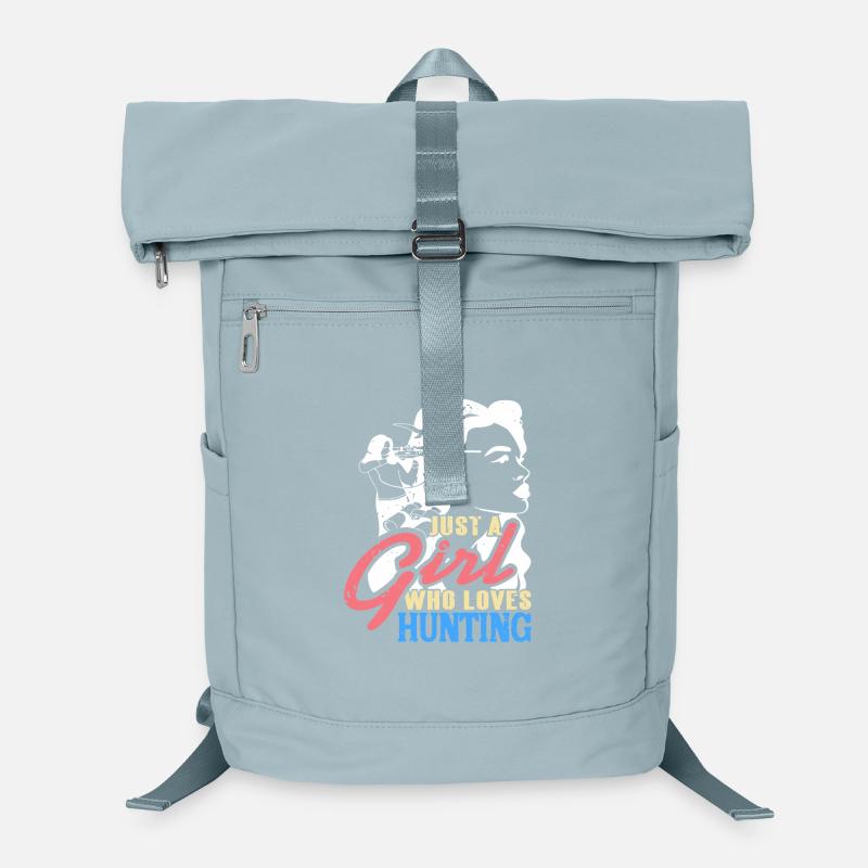 Tout simplement une dame qui aime chasser en plein air Sac à dos ordinateur