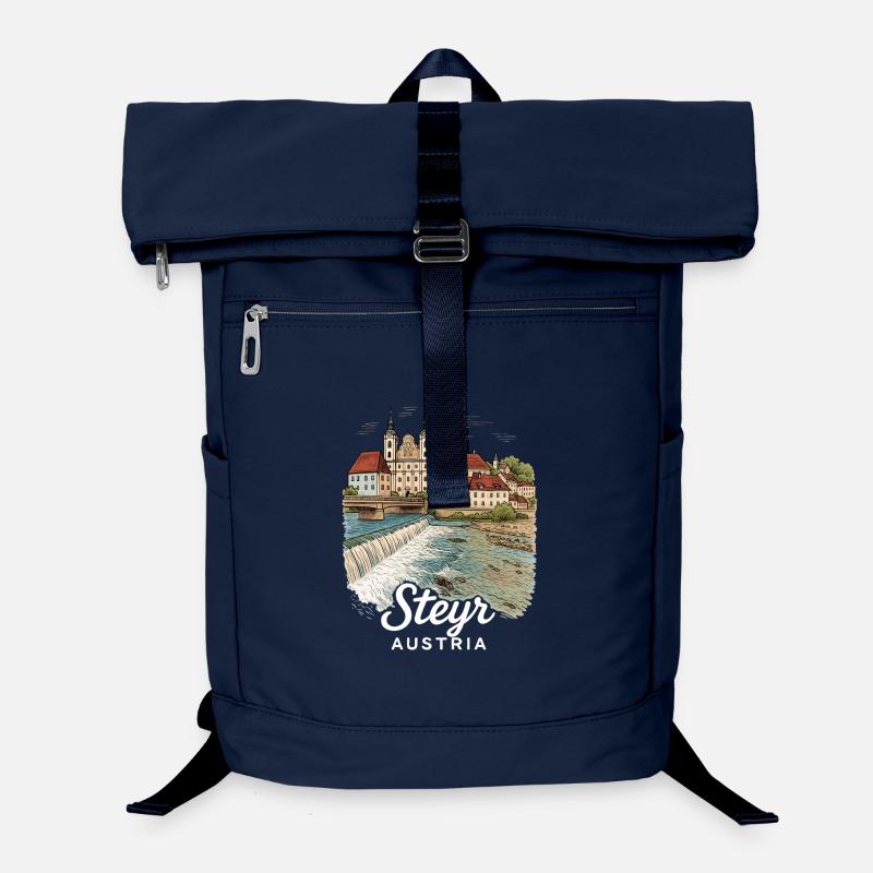 Steyr, Austria - Laptop Backpack - navy