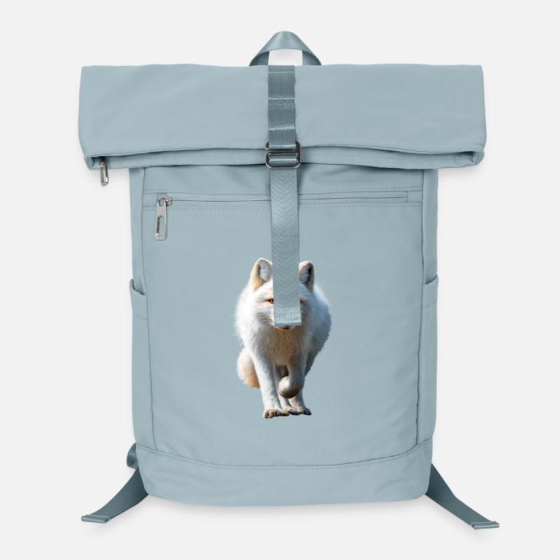 Polarfuchs Schneefuchs Eisfuchs Süßer Weißer Fuchs Laptop Backpack