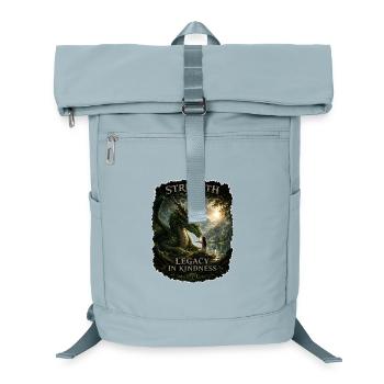Dragon Friendship: Strength in Harmony - Laptop Backpack - ice blue - Front