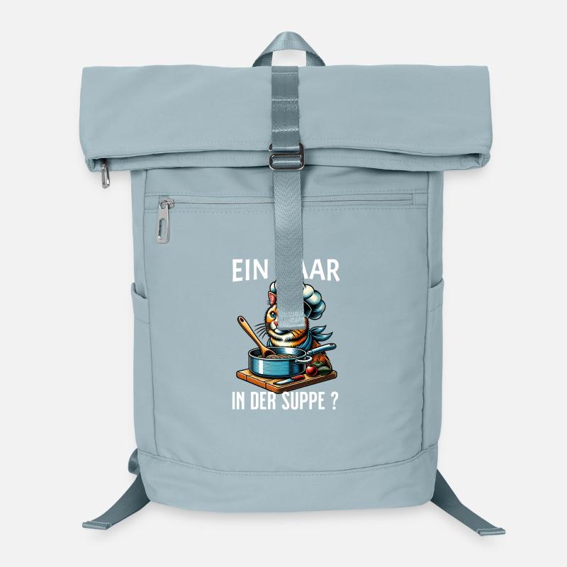 Ein Haar in der Suppe - süßes Katzen Design Laptop-Rucksack 