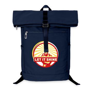 let it shine - Laptop-Rucksack  - Navy - Vorne