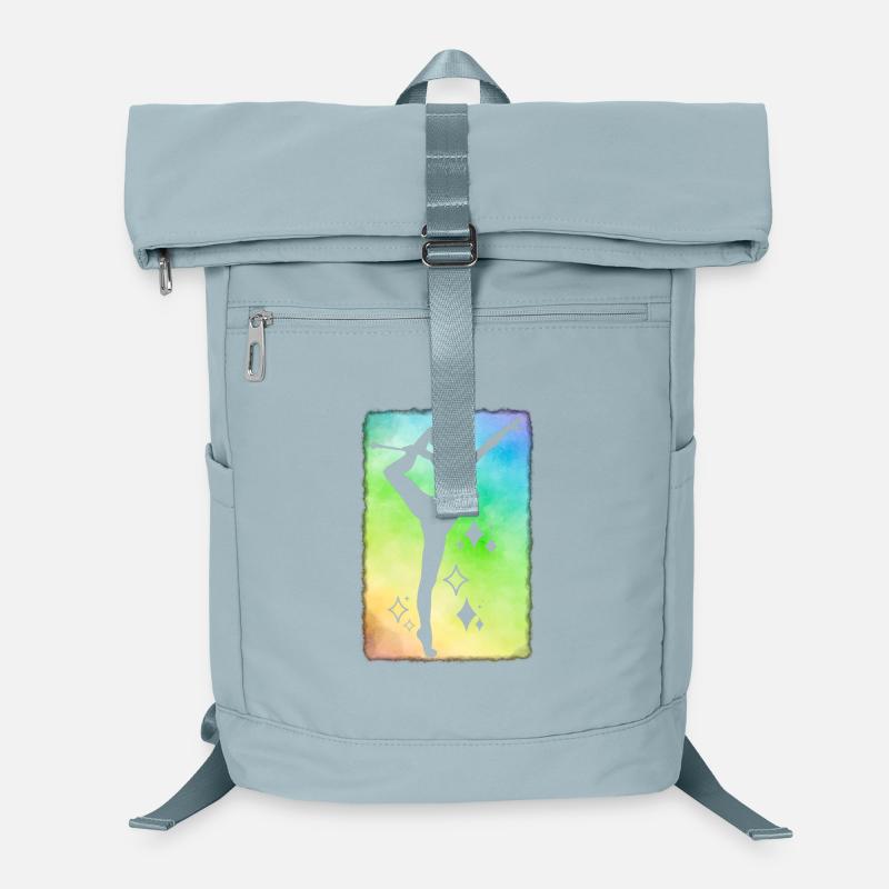 Twirleuse raindow background Sac à dos ordinateur