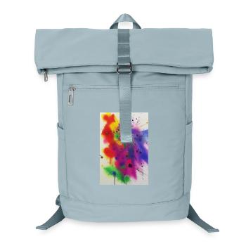 Splashes of paint - Laptop Backpack - ice blue - Front