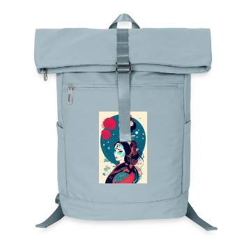Geisha - Laptop Backpack - ice blue - Front