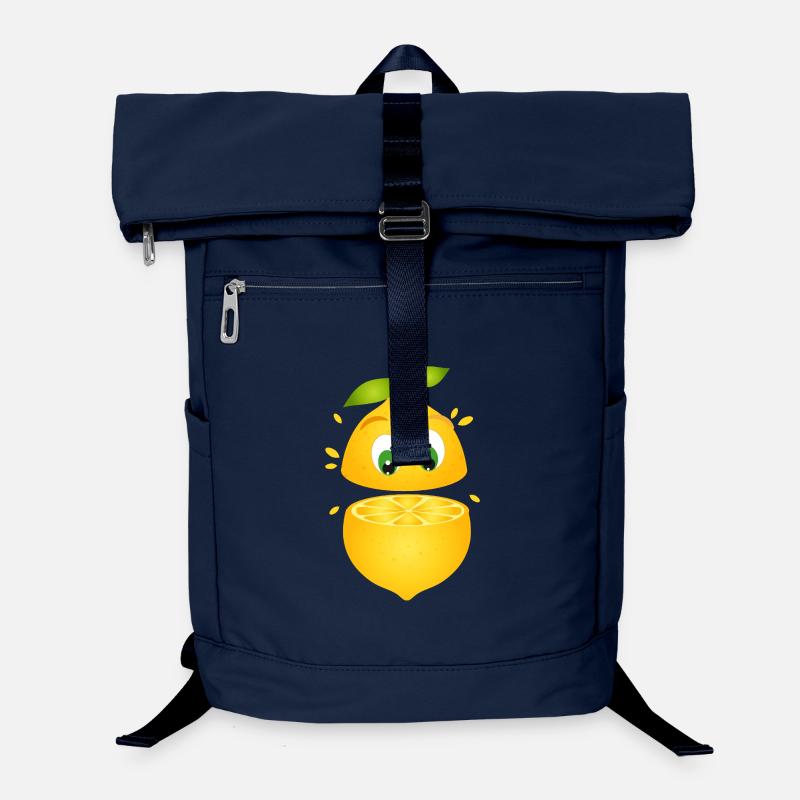 Surprised Lemon – Fruity Comic Fun Laptop Backpack