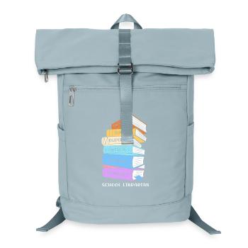 Lesen Bibliothek Leseratte - Laptop-Rucksack  - Eisblau - Vorne
