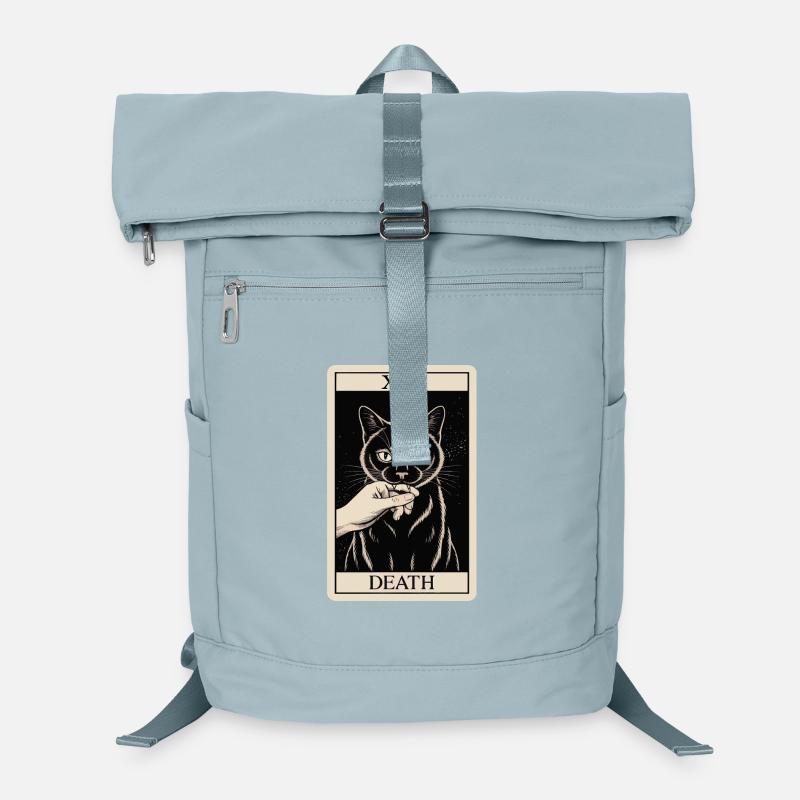 Vintage Tarot Card Black cat Laptop Backpack