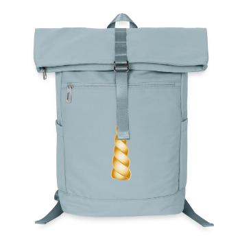 Golden Spiral Horn – Magical Design Object - Laptop Backpack - ice blue - Front