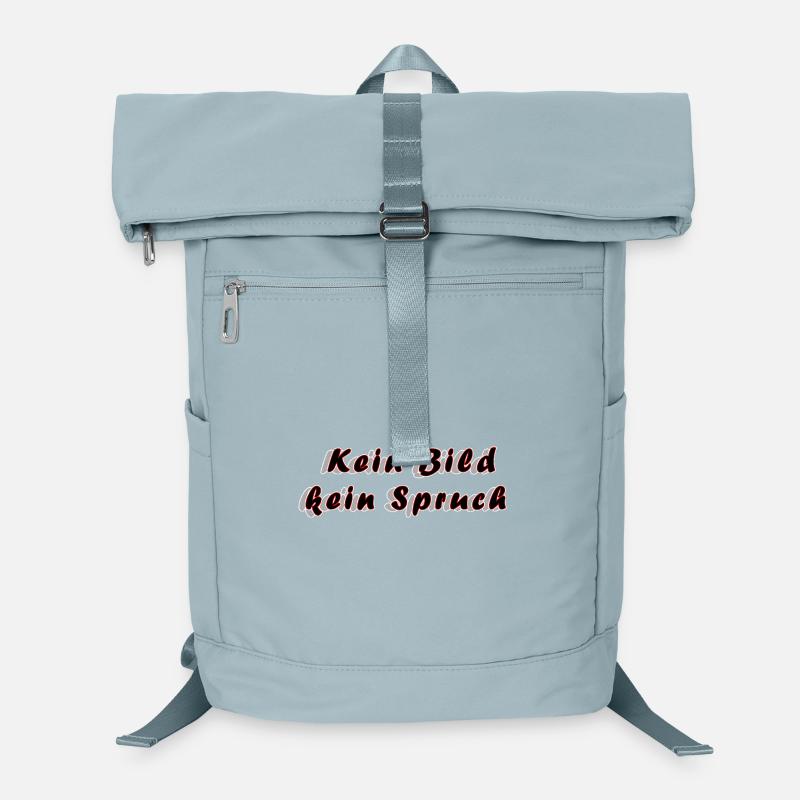Kein Bild kein Spruch – Anti‑Spruch Minimalismus Laptop-Rucksack 