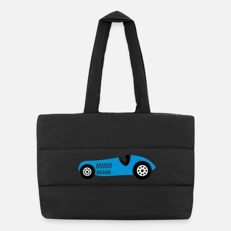 voiture de course Sac shopping matelassé