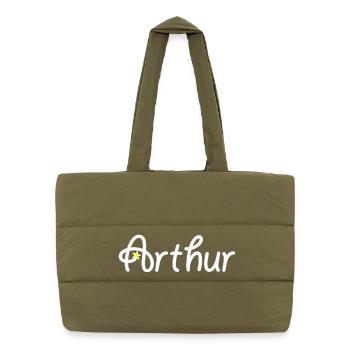 Arthur. - Puffer-Einkaufstasche - safari Green - Vorne