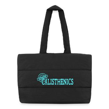 Calisthenics - Puffer Shopping Bag - black - Front