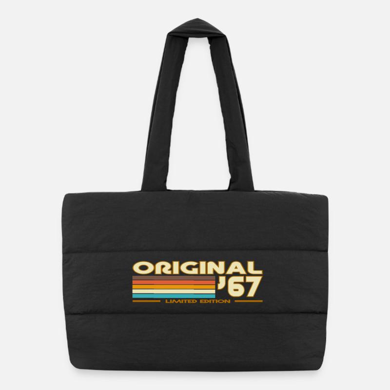 Original 67 rétro arc-en-ciel Sac shopping matelassé