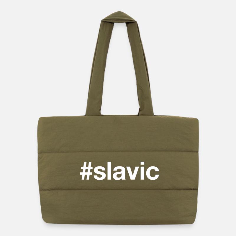 SLAVIC Hashtag Puffer-Einkaufstasche
