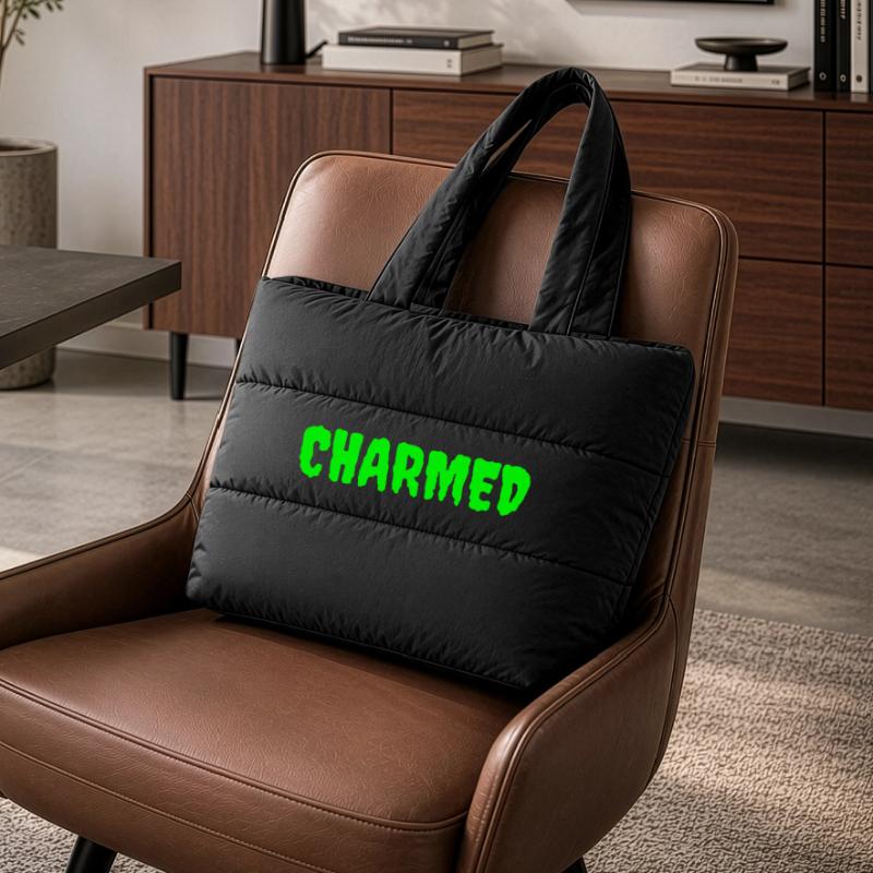 Conception de créature mythique de la forêt enchantée Sac shopping matelassé