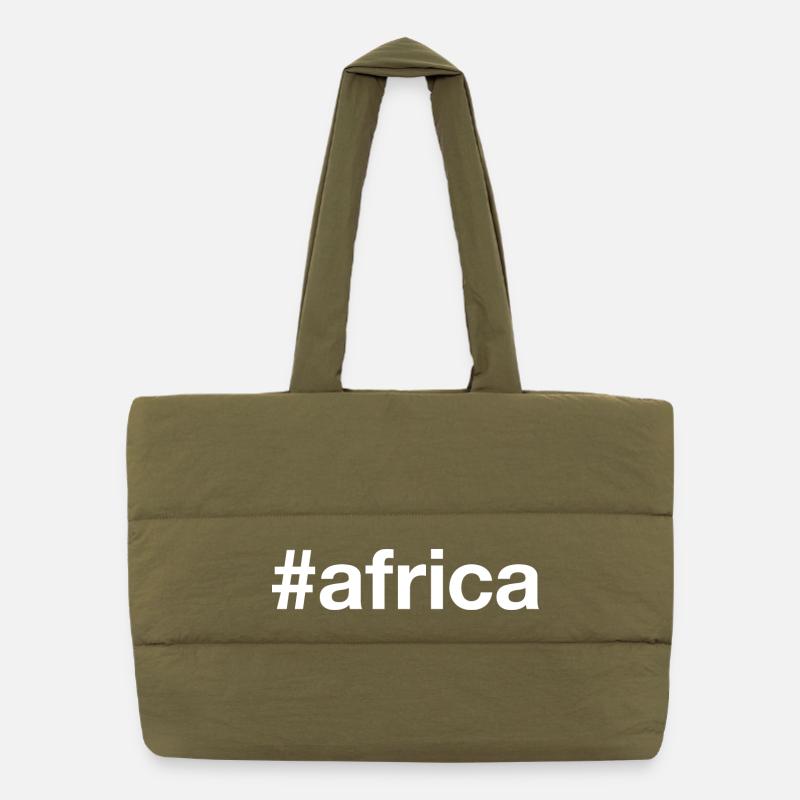 AFRIQUE Afrika Sac shopping matelassé