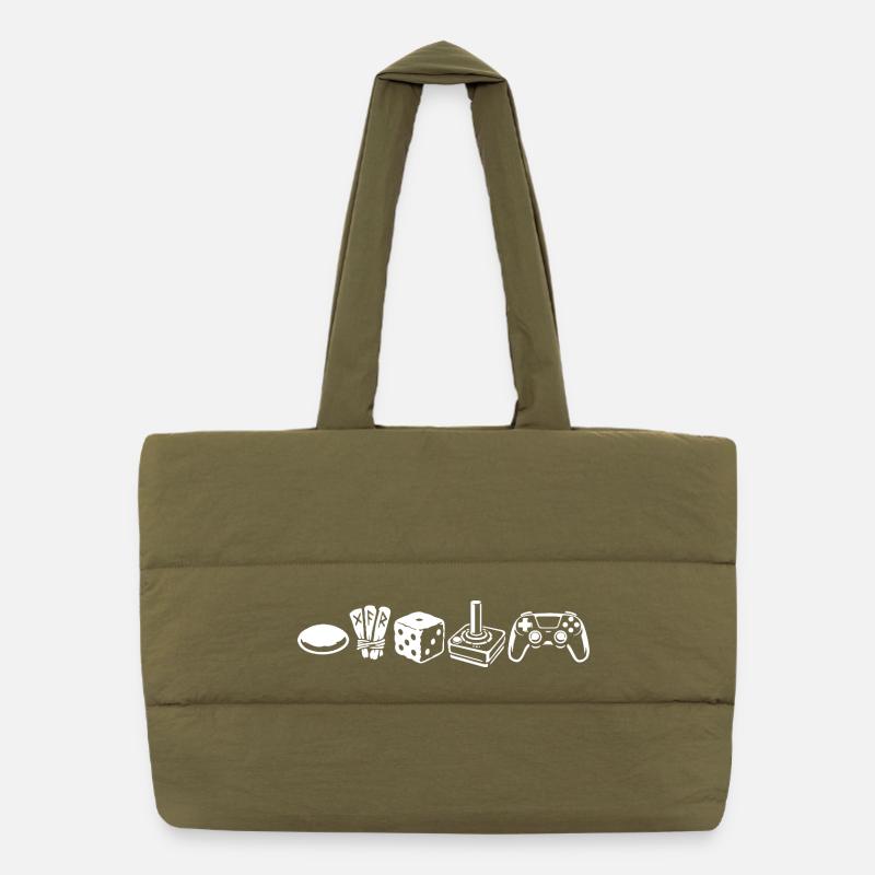 Évolution des contrôleurs | Joueurs Sac shopping matelassé