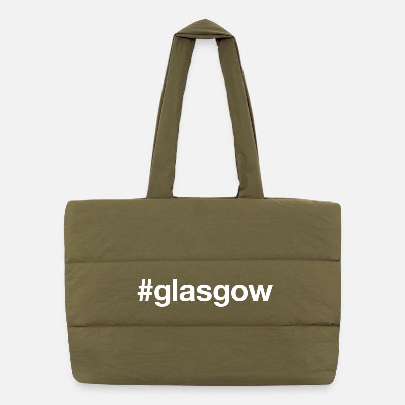 GLASGOW Hashtag Puffer-Einkaufstasche