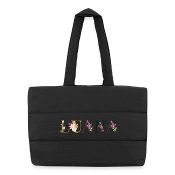 Launa - Puffer Shopping Bag - black - Front