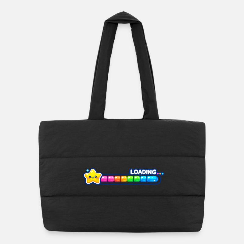 Loading Gamer Level Puffer Shopping Bag