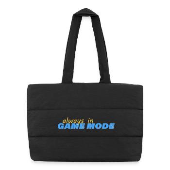 TOUJOURS EN MODE JEU - Sac shopping matelassé - noir - Devant